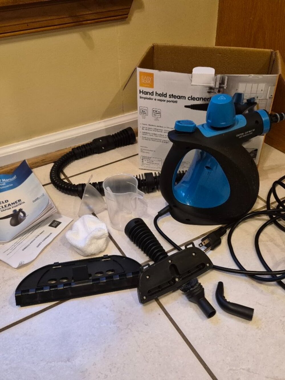 Hand Held Steam Cleaner by Easy Home